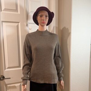 Claiborne Women's Taupe Turtleneck Sweater